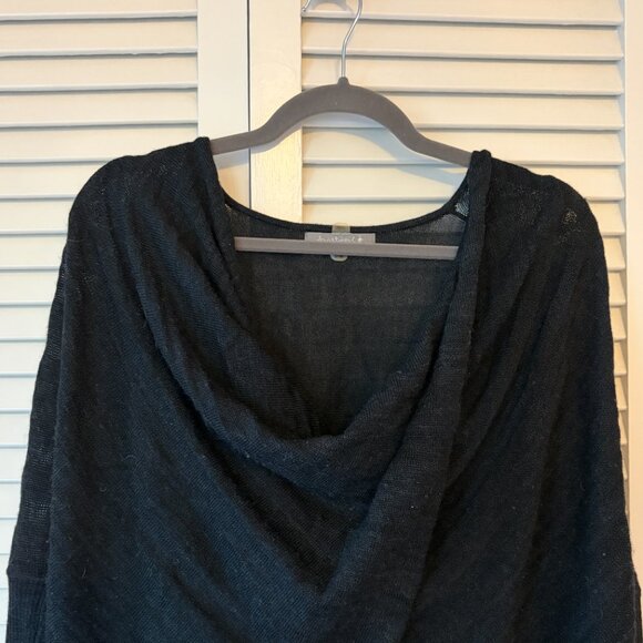 Smartwool women's wrap top sweater black small medium S/M - Picture 3 of 9